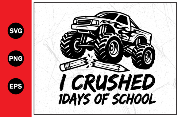 Crushed School Monster Truck Education