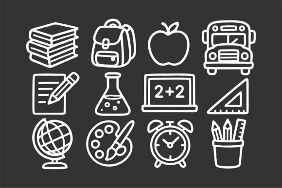 Icons Education and School Graphics