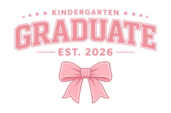 Kindergarten Graduate 2026 Design Graphics