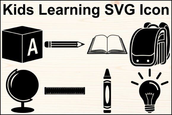 School SVG Bundle Education Icons: A Practical Graphic Design Asset for Digital Sellers