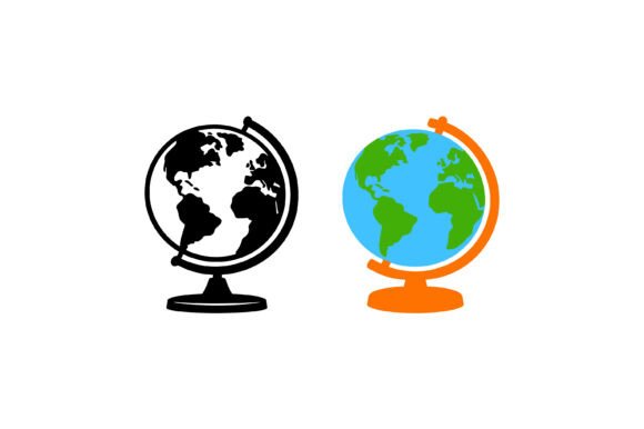 World Globe Vector Icon Set: Graphics and Crafts for Editorial Design